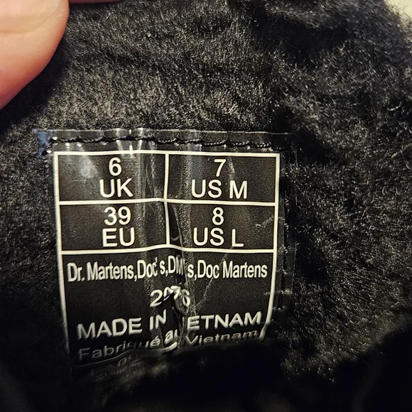 Dr. Martens 2976 Black Fur-Lined Chelsea Boots - Picture 4 of 4